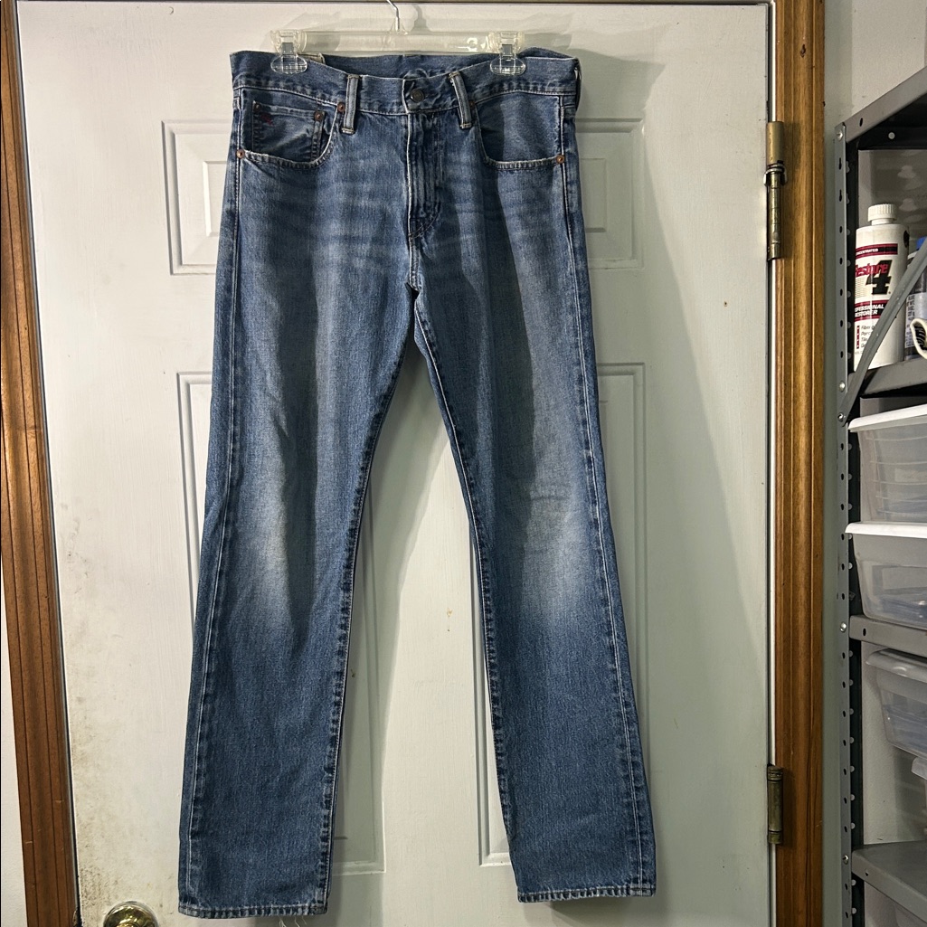 Polo By Ralph Lauren Authentic Dungarees 30x32 Men's Original Rn51381 Blue Jeans